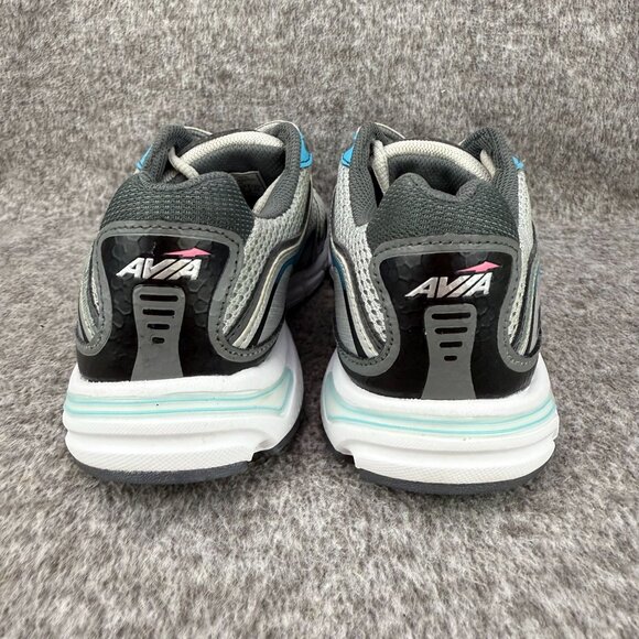 ✅Avia Womens Athletic Running Shoes Sz 8 Gray Mesh Lightweight Supportive Soles - Picture 8 of 11